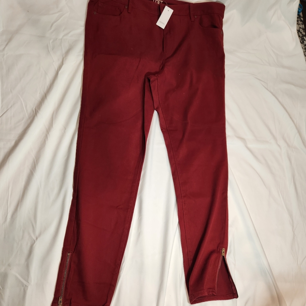 Loft 5 pocket leggings Size 16 NWT
